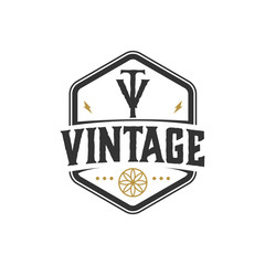 Vintage logo design abstract purpose