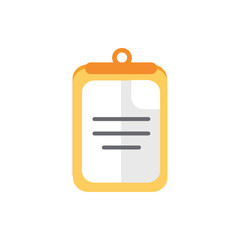 clipboard paper school and education icon