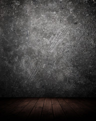 dark empty interior room. may used as background.