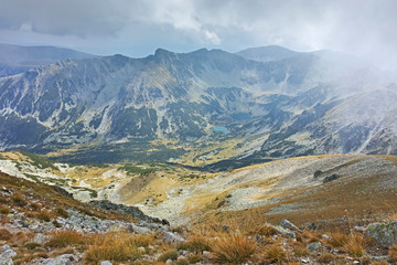 Fototapeta na wymiar Panorama near Musala peak, Rila mountain, Bulgaria