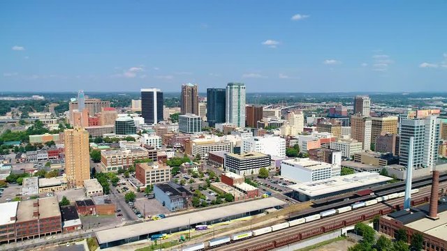 Birmingham Alabama AL Skyline Drone Aerial