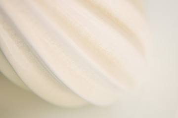 Abstract macro photography of a vase