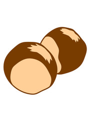 kastanien herbst jahreszeit sammeln dekorieren basteln essen lecker natur wandern spazieren gehen clipart gemalt schön