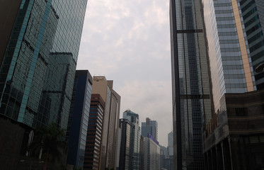 The streets of Hong Kong