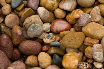 Brightly colored stones 