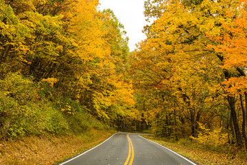 Obraz premium Skyline Drive in the Shenandoah National Park, Virginia.