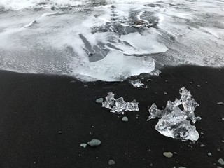ice on lake