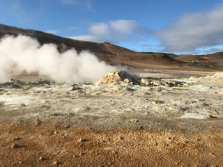 volcano in desert