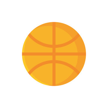 basketball ball sport school and education icon