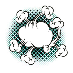 expresion cloud pop art style