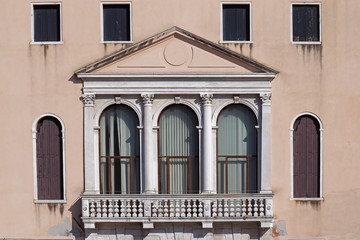 Balcony and windows