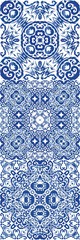 Antique portuguese azulejo ceramic.