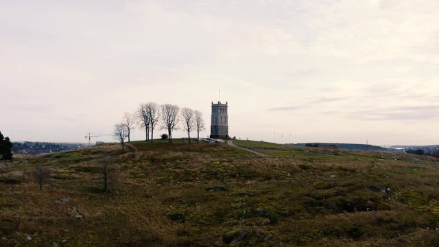 The Slottsfjell view point in South Norway