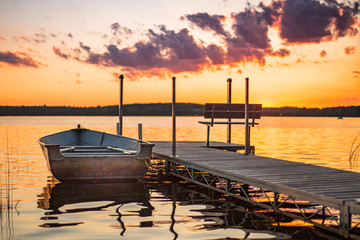 Summer Sunset Dock