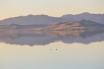 sunrise in mountains