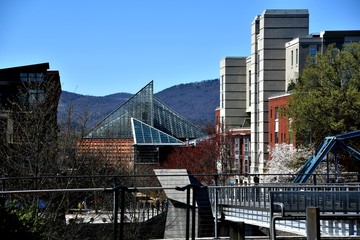 Obraz premium Chattanooga, Tennessee Spring Skyline