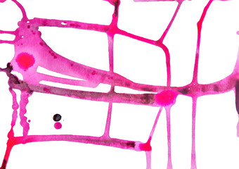 Pink acrylic abstraction