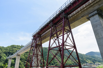 Fototapeta na wymiar あまるべ鉄橋