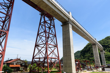 Fototapeta premium あまるべ鉄橋