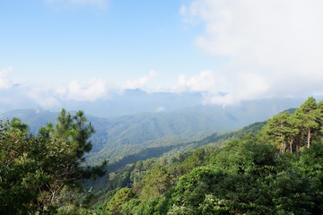 view of mountains