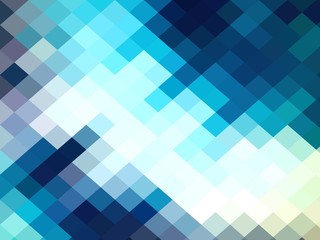 Obraz premium color geometric block pattern background polygonal style ,LED light color dot , line art , paint like illustration background of spiral fractal geometric modern