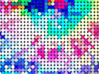 illustration graphic design geometric symmetrical ornament color dot pattern abstract background,plaid pattern with rough paper texture abstract background for art projects, banner, business, card,  