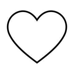 heart icon design element. Logo element illustration. Love symbol icon