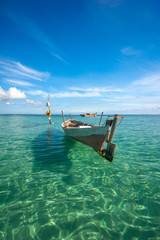 traditional boat and amazing place