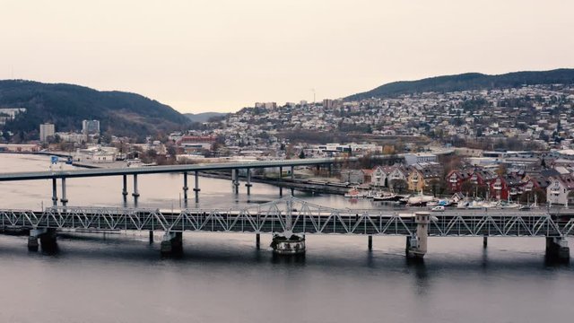 The Norwegian city of Drammen
