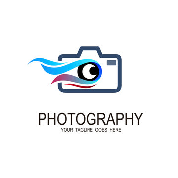 Camera logo, Vector logo for photographer, 