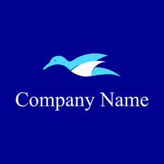 Flying bird logo for company