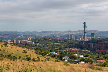 Pretoria, the capital city of South Africa's skyline.