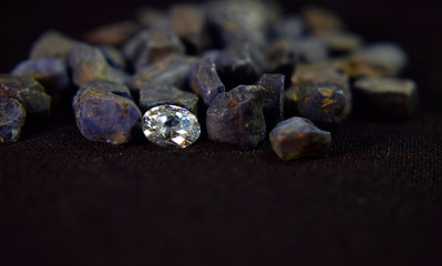 Diamonds symbolize strength, beauty and expensive