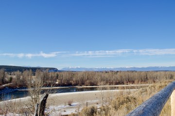 river in winter