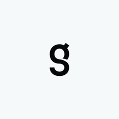 SG initials letter creative logo icon vector black color free download
