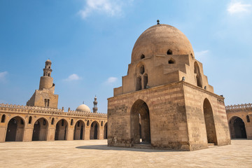 The Mosque of Ahmad Ibn Tulun in Cairo, Egypt