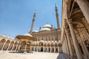 Fototapeta premium The Great Mosque of Muhammad Ali Pasha or Alabaster Mosque in Cairo, Egypt