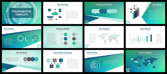 Business presentation templates