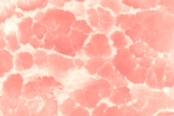 Abstract marble background in coral color. Texture of marble surface great for design.