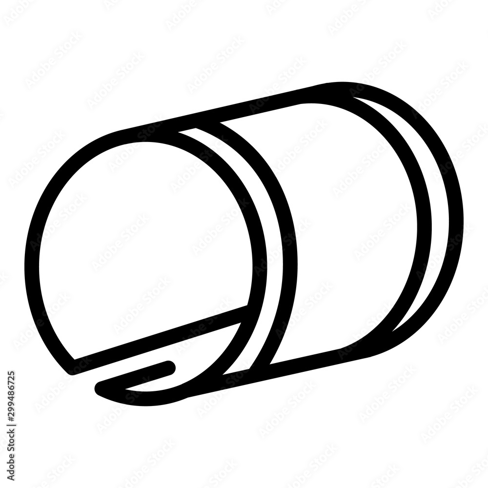 Poster modern flexible display icon. outline modern flexible display vector icon for web design isolated on