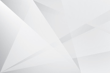 Abstract geometric white and gray color background. Vector, illustration.