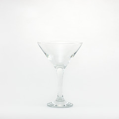 Liquor glass on white background