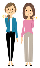 同性カップル　友人　ガッツポーズ