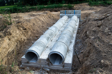 Concrete drains, Royal Irrigation Department.