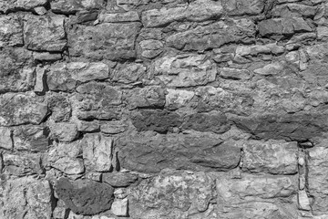 texture of old stone wall