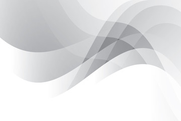 Abstract geometric white and gray color background. Vector, illustration.