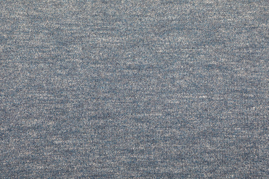 Heather Blue Knitted Fabric Textured Background