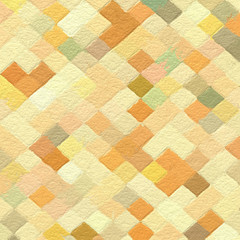 Bright colorful square background. Watercolor abstract pattern. Pictures for creative wallpapers or design artwork.