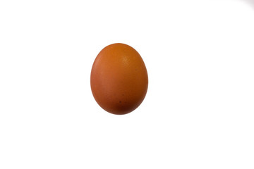 chicken egg on a white background