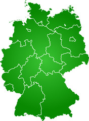 map of Germany